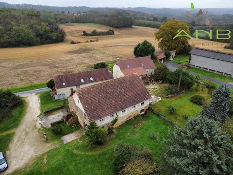 Ideally located just 5 minutes from the center of Sarlat-la-Canéda, this partially renovated farmhouse offers you numerous amenities. The living house (ready to move in) consists of an entrance, laundry room, large living area with a cathedral ceilin...