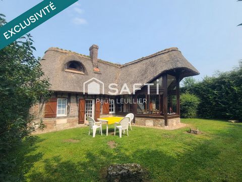 This cottage fully restored with high quality materials is built on about 500 m2 of enclosed and wooded land. Located 3 km from Routot, 10 km from Bourg Achard and access A 13 & A 28. Near the forest of Brotonne and 40 km from Honfleur. It is compose...