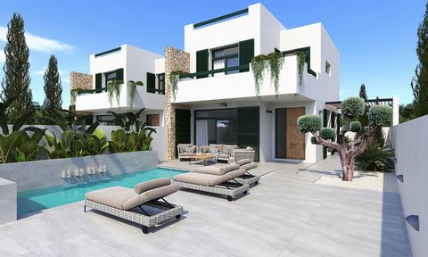 Description of object: These spacious semi-detached villas consist of a constructed area of approx. 141 m² with 3 bedrooms, 3 bathrooms (all en-suite), 1 toilet, 1 living and dining room with modern fitted kitchen, 1 housekeeping room and 1 roofed-in...