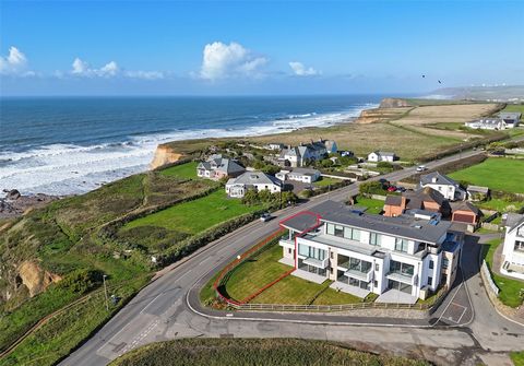 Introducing Apartment 1, Perrantide, a flagship duplex apartment offering a rare opportunity to acquire luxury coastal living with breathtaking views over the Atlantic Ocean and the Cornish coastline. As the only duplex within the exclusive Perrantid...