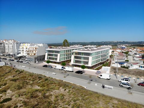 Appartement de rêve de 1 chambre, dans le magnifique village de São Martinho do Porto, au milieu de l’Avenida Marginal, juste en face de la plage. Cette magnifique copropriété privée de luxe, unique, composée de 5 blocs de 4 étages chacun, avec des a...