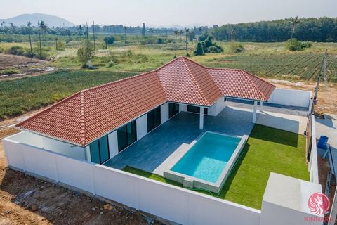 Introducing Khemanatra Great value off plan pool villas situated around 15 mins to the south of Hua Hin. With two different 3 bedroom villas designs available, each villa includes a European style kitchen with appliances, shower with water heater, an...