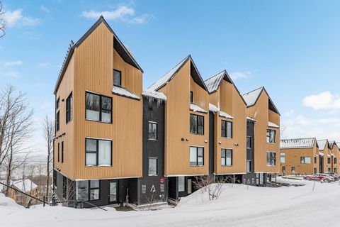 This stunning 2-bed, 2-bath condo, built in 2021, offers modern living with ski-in, ski-out access to Bromont's slopes. Enjoy a spacious open layout, a large terrace with mountain views, and one parking space. Perfect for outdoor enthusiasts, the con...