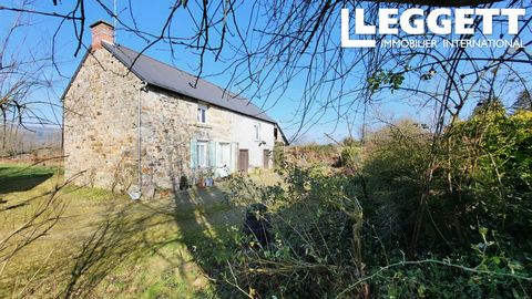 A34863RL50 - A roomy, detached stone and colombage cottage to renovate with outbuildings in just over an acre of land. New roof and septic tank in 2016. Mains water and electricity connected. Ferries and airports within two hours. St Malo 90km. Renne...