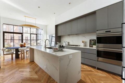 Welcome to 360 West 123rd Street, a meticulously renovated townhouse featuring over 5500SF of living space, 6 bedrooms, and 8.5 bathrooms with floor-to-ceiling windows, four outdoor terraces, a rooftop oasis, and dual gourmet kitchens. On the parlor ...