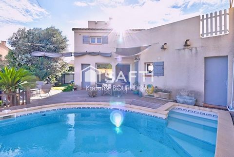 Maison avec piscine lumineuse et pleine de charme, idéalement située avec jardin