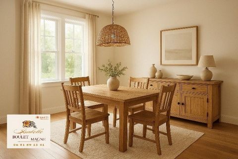 Maison individuelle : 3 chambres, grand salon, cuisiné équipée et séparée avec beau jardin et sous-sol