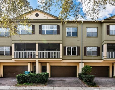 Expect to be impressed with this updated 3-story residence in the Estates at Park Central, a resort style condo community. Layout features 2-car garage on ground floor, common living space on the second level and bedrooms/full baths up top. Updates t...