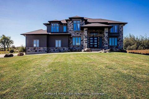 Amazing Property, Modern Concept Detached 2 Storey 4+1 Bedroom, 5 Washrooms With 10.46 Acre of land. Fantastic Open And Spacious Layout, large Windows Which Flood The Property Abundance Of Natural Light. Modern And Elegant Style With Built-In Chefs S...