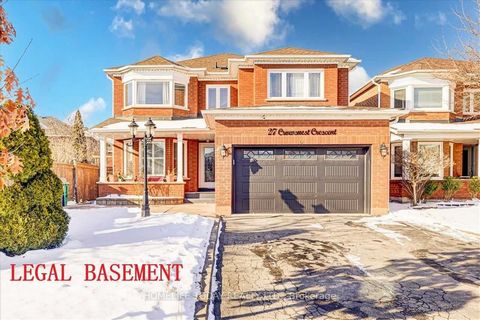 Absolutely stunning detached 4+2 bedroom and 4-bathroom home! Fully finished legal basement with a separate entrance. It features 2 bedrooms, a kitchen, and a full washroom. The basement is currently rented for $2000 per month. Additionally, there is...