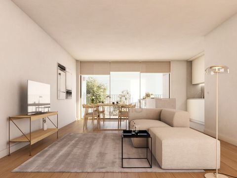 2 bedroom apartment with 83m2 of gross area, balcony and 1 parking space. Located in one of the most privileged areas of Porto, close to the Campanhã Intermodal Terminal, the 'Padre António Vieira 155' development is an architectural project consisti...