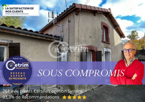 LEZOUX in Exclusivity, close to schools, college and shops, house of about 55 m2 with enclosed garden on a plot of 160 m2. This stone house offers 43 m2 of living space comprising on the ground floor, a living space of 19 m2 with unequipped kitchen, ...