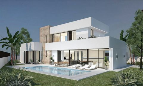 Contemporary villa project for sale in Moraira. The house consists of three floors with three bedrooms, three bathrooms, a toilet, open kitchen open to the living-dining room and infinity pool with private garden. Basement floor: This floor has 87m2 ...