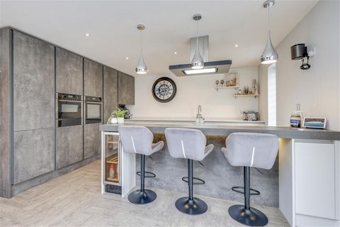 This extended and extensively upgraded, 4 bedroom family home, offers superb style and excellent quality interiors, with great outdoor space too. Stunning presentation and design touches combine with a convenient cul-de-sac location to provide an env...