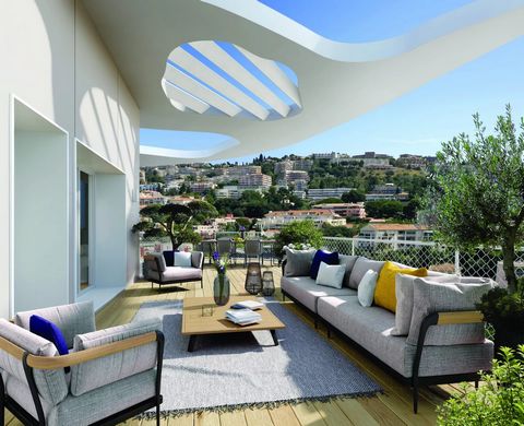 A luxurious residence in an innovative and eco-responsible environment, designed by architect Sou Fujimoto who create buildings with a remarkable architecture known throughout the world. A true aerial and futuristic architecture symbolic of Nice's ne...