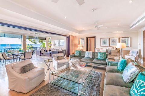 Located in St. James. The Pearl is a luxurious and stylish beachfront condo on the exclusive West Coast of Barbados Designed by renowned architectural firm Gillespie & Steel, The Pearl is the one of only 15 apartments set within two acres of lush tro...