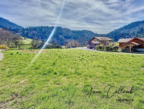 Dpt Haute Savoie (74), à vendre SAINT JEAN DE THOLOME terrain 971 m2