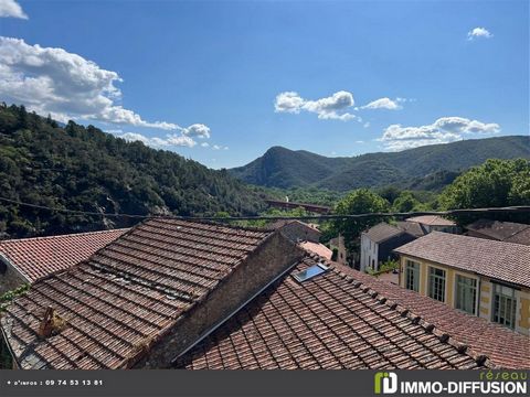 Sheet FRP153466: Village house in a village with all amenities with a large balcony giving a beautiful view of the village and the Jaur valley. It is composed on the ground floor of a fitted kitchen, a living room giving access to this large balcony,...