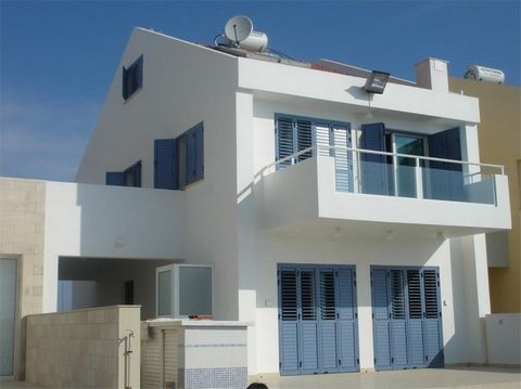 Four bedroom fully furnished detached house for sale in Pervolia beachfront, in Larnaca. Pervolia is an idyllic, relaxed, seaside village just 10km from Larnaca. The paved village centre is home to a traditional church and an array of charming and tr...