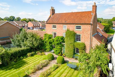 Offered to the market with no onward chain, this very fine, Grade II listed, Georgian residence enjoys glorious waterside views overlooking the River Trent in the village of North Muskham just 3 miles north of the attractive market town of Newark. Pr...