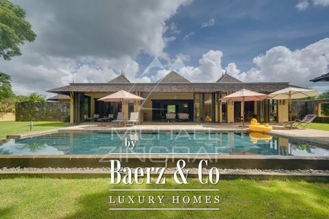 This modern villa features luxuriously styled spaces and comes fully equipped to exceed your expectations, well situated on the exclusive Tamarina Golf Estate & Beach Club. The villa includes: 3 x Bedrooms – all including: Dressing room, bath, shower...