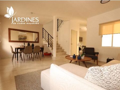4 private condominiums. 2 story house with shared pool. The architectural project of Jardines de Ciudad Mayakoba is based on the integration of communities where residents live surrounded by nature. There is no place like home and in Jardines de Ciud...