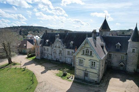 Dpt Creuse (23), à vendre proche d'Aubusson, château de 16 pièces - Terrain 1ha1617