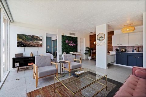 Welcome to Ocotillo Lodge in Palm Springs! This iconic building was built by the Alexanders in 1957 and designed by architects William Krisel and Dan Palmer. The hotel was purchased in 1963 by Gene Autry and from 1968 to the 1990's Jerry Buss (owner ...