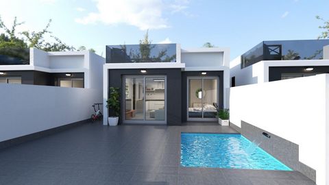 Nieuwbouw villa met 3 slaapkamers en privé zwembad in San Javier(Murcia)~~Modern wonen met privézwembaden en eersteklas voorzieningen~Dit exclusieve nieuwbouwproject biedt slechts drie onafhankelijke villa's, elk ontworpen met eigentijdse esthetiek e...