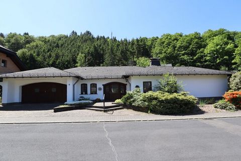 Wellness vakantiehuis in de Eifel met privézwembad (28 °C), binnen- en tuinwhirlpool & sauna, biljartkamer en omheinde tuin. Huisdieren zijn welkom.