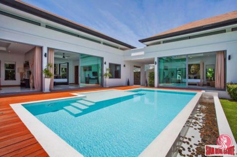 Splendid four bedroom pool villa for sale in Rawai. Just 200 meters from the lively area of Sai Yuan Road, this single level villa is built on a large plot 650 sqm plot of land. There are three ensuite bedrooms in the main building and the fourth roo...