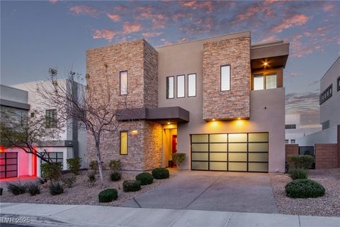 Step into your contemporary home where sleek design & luxurious living converge. This thoughtfully upgraded home is tailored for entertaining & serene relaxation, offering breathtaking views of the Strip & surrounding mountains.Bask in the beauty of ...