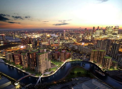 Poplar Riverside offers an exceptional opportunity to own a luxury apartment in East London at an affordable price. Located just 1.7 miles from Canary Wharf, this development is ideal for those who want to experience the best of both worlds - afforda...