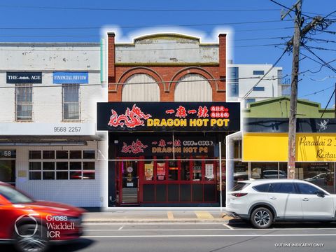 Gross Waddell ICR is delighted to offer this high-profile retail freehold boasting an incredibly strong net return. Situated within the ever popular and bustling Koornang Road retail precinct, the area offers array of cafes, restaurants, fashion bout...