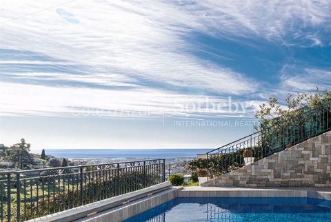 pacious 210 sqm house with sea view and pool in Nice Ouest, located in the peaceful Saint-Antoine neighborhood. Set on a 2,000 sqm plot, this property offers a large living room, a fully equipped kitchen, 4 bedrooms, extensive terraces, and a pool wi...