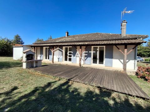 Situé à Aigondigné, à seulement 15 min de Niort et 5 min du péage autoroutier, ce pavillon plain-pied des années 1980 offre un cadre de vie paisible. Implantée sur un terrain plat entièrement clôturé et sans vis-à-vis, cette maison se trouve hors lot...