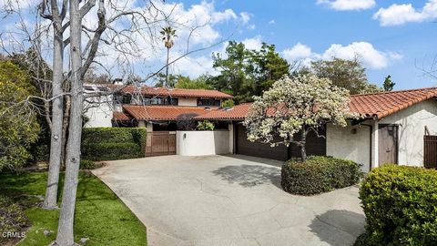 Secluded, private and serene, 1340 Oak View Avenue is a bright Spanish style home in the premier Huntington Library estate area of San Marino on a quiet cul-de-sac. Sited behind gates this special property consists of a spacious 5 bedroom / 5 bath re...