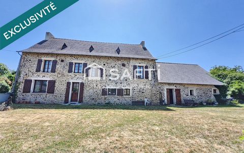 Belle longère en pierre 3 chambres, grand terrain