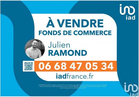 iad France - Julien RAMOND ... vous propose : EXCLUSIVITÉ ! Situé en plein centre-ville, ce restaurant profite d’un emplacement de choix avec un fort passage et de nombreuses possibilités de stationnement pour la clientèle. Le local est en excellent ...