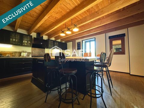 MAISON EN PIERRE RENOVEE 184m2-TERRAIN CLOS 1860m2