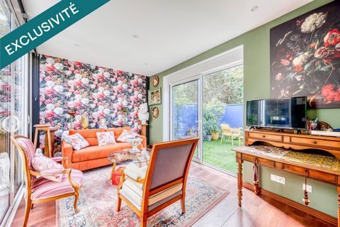 BORDEAUX CAUDERAN : Echoppe rénovée, 3 chambres, patio et extérieur, garage 30 m²