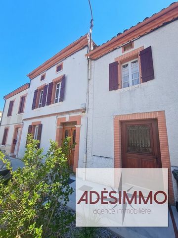 SOUTH TOULOUSE 26 KM from Saint-Sulpice-sur leze & 17km from Pamiers, in the center of the village of Artigat double Village house between 160m2 & 180m2 on two levels + attic (partly renovated) The house is composed of: a beautiful central entrance t...