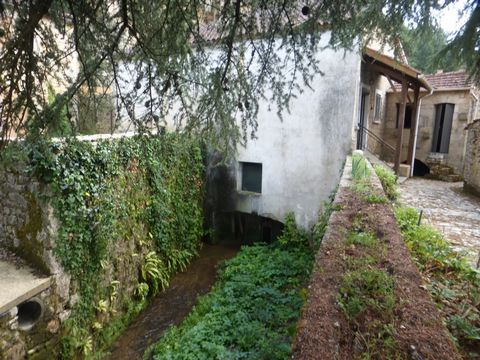 EXCLUSIVITY - OLD FLOUR MILL AND ITS OUTBUILDING - IN THE VALLEY NEAR THE DORDOGNE OLD FLOUR MILL TRANSFORMS INTO A DWELLING ON TWO LEVELS. IT CONSISTS OF AN ENTRANCE, A KITCHEN, A LIVING ROOM, 3 BEDROOMS, A BATHROOM, A TOILET, AND A CELLAR.  THE MIL...