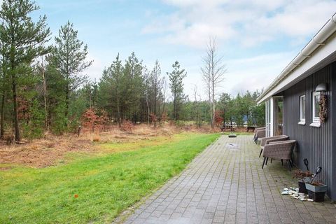 A holiday cottage by a wonderful scenery in Thorup Strand, close to beach and forest. Whirlpool and sauna in one of the bathrooms. The house is bright with room for two families. All rooms are tastefully furnished with modern furniture. There are lar...