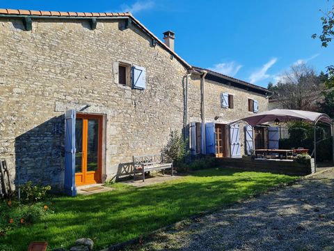 This quintessentially French house was renovated eleven years ago, and now offers on the ground floor an eat-in kitchen, utility (with WC), lounge and workshop and on the first floor two bedrooms and a bathroom. Outside there’s a sunny terrace, and t...
