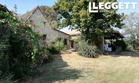 A11227 - Beautiful stone house with two bedrooms and a bathroom and a gite with a one bedroom and bathroom. An enormous barn with incredible potential. Gorgeous garden with lots of fruit trees and stunning views. Very peaceful setting. We love this a...