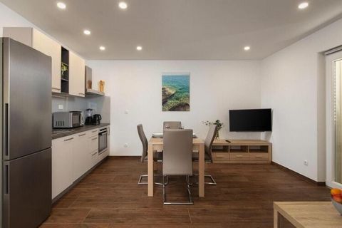 Modern apartments in a newly built house in the holiday home settlement Selca-Puntinak on the island of Brac. It is only 40 meters away from the sea and rocky beach. The center of Sumartin, where you will find grocery stores, a market, pharmacy, post...