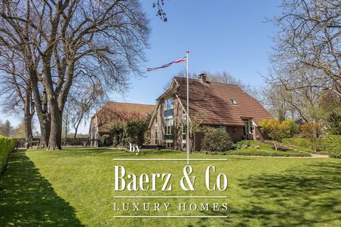 Unique opportunity! In the heart of the Stedendriehoek, known for its beautiful nature, tranquillity, authentic Hanseatic towns and very central location in the middle of the country, a very special modern stylish residential farmhouse with luxurious...