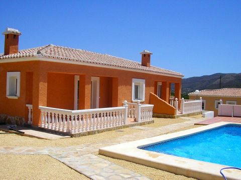 Montesinos Falcon Real Estate present this Semi detached villa for sale in Alcalali. The semi detached villa consits of a entrance porch, living/dining room with open kitchen, 2 bedrooms and full bathroom. From the terrace you can access your own pri...