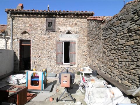 Large house in village with all amenities. Ground floor: former commercial premises of 128 m2, possibility to reactivate. Two independent electricity meters. 1st: large kitchen, bathroom, 2 bedrooms, office. Nice terrace not overlooked of 50 m2 + ful...